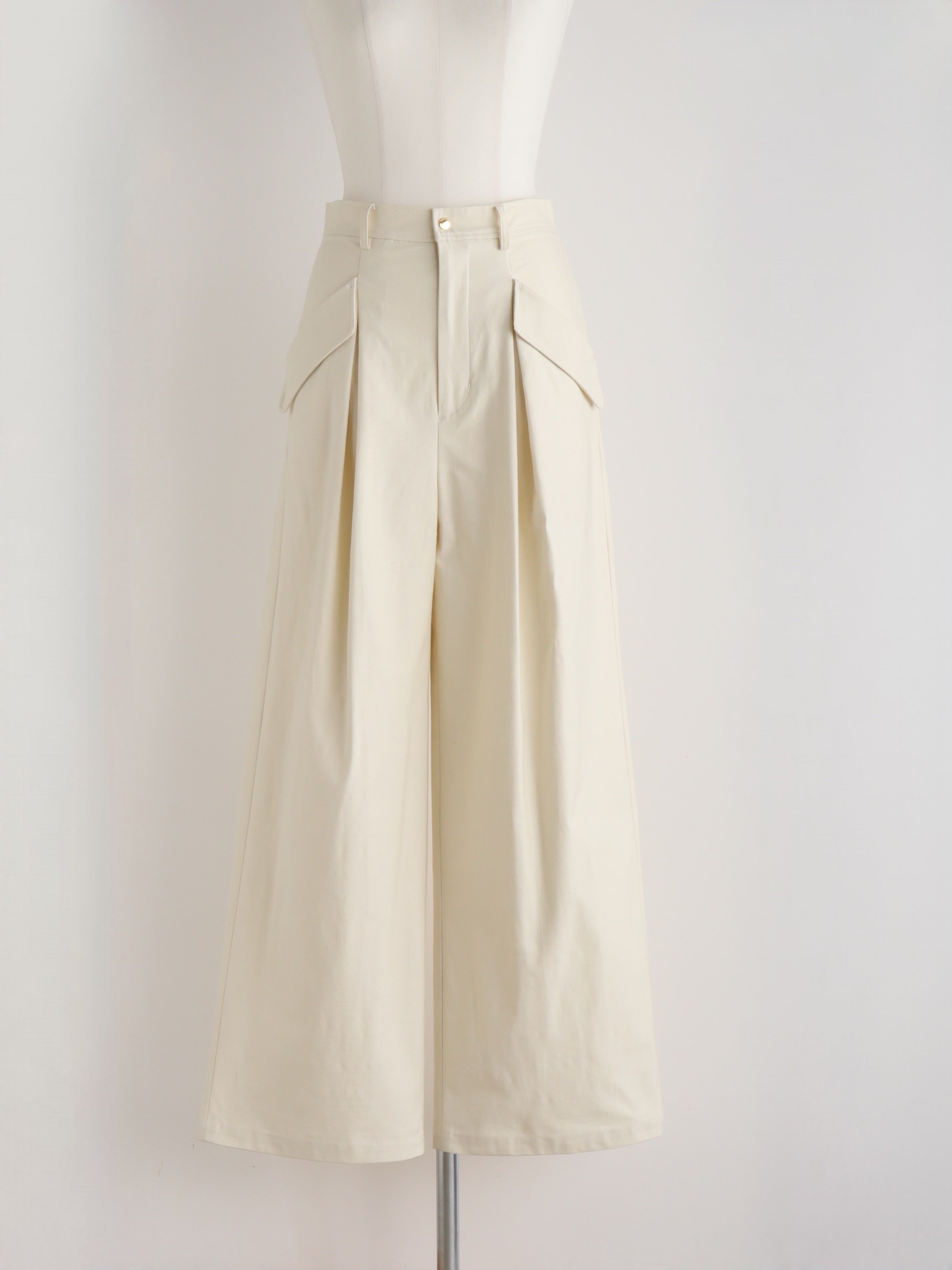 St.cecilia フラップワイドパンツⅡ – GIRLISH