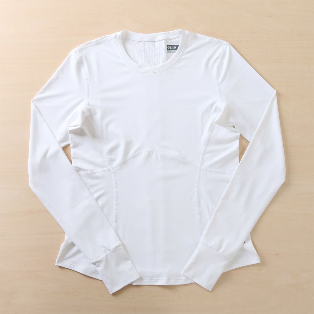 TitanTopタイタントップ|テニスウェア|長袖|Whit|Solar | テニスウェア