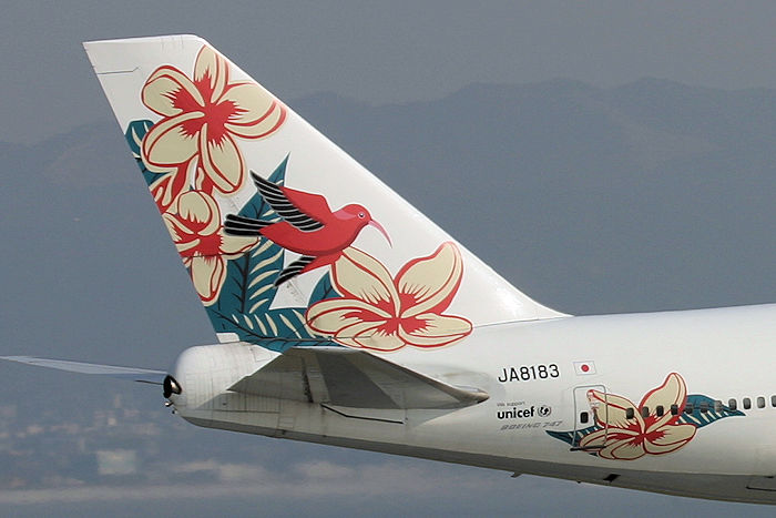 リゾッチャ（ホワイト） JAL（日本航空） B747-300SR JA8183