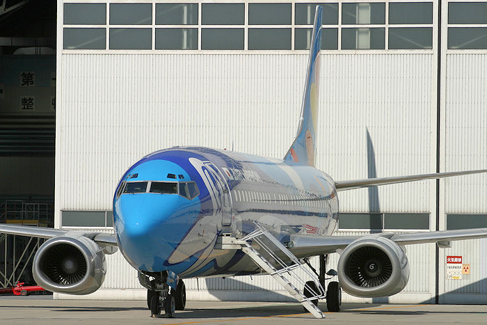 アイランド ドルフィン ANK（エアーニッポン） B737-400 JA392K