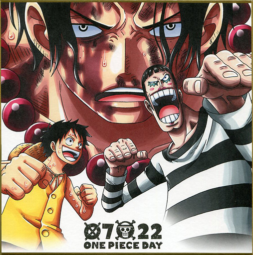 ONE PIECE - Illustration Panel - Luffy & Ace & Mr. 2 Bon Clay
