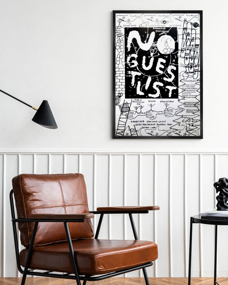 NO GUEST LIST ポスター【Stefan Marx│ステファン・マルクス】（59cm