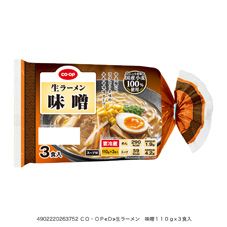 CO・OP 生ラーメン 味噌 110g×3食入｜商品情報｜コープ商品