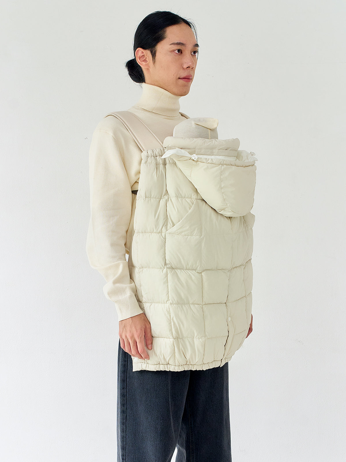 抱っこ紐防寒ケープ クリーム – GOOSEKET.JP