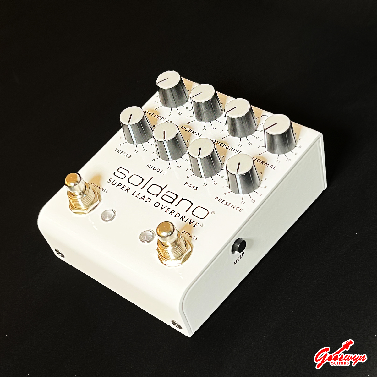 Soldano Super Lead Overdrive SLO Plus Pedal White – Gooswyn Guitar