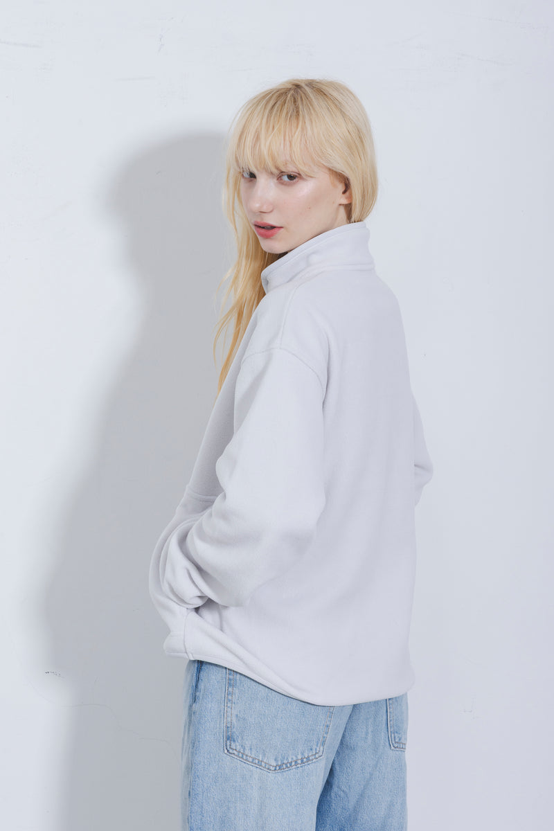 DOUBLE PILE FLEECE HALF ZIP PULLOVER（ダブルパイルフリースハーフ