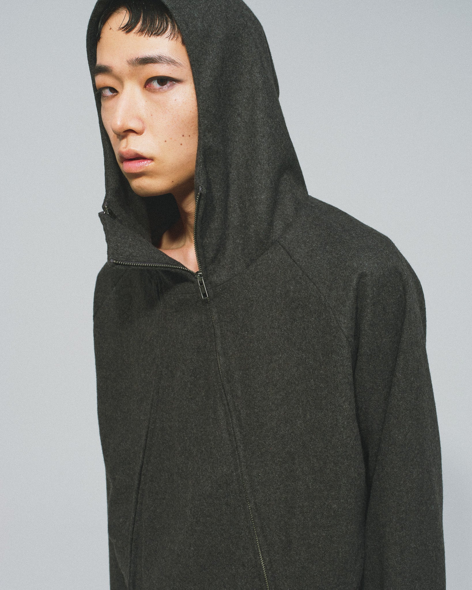 MELTON HOODED JACKET – GOAT ESSENCE