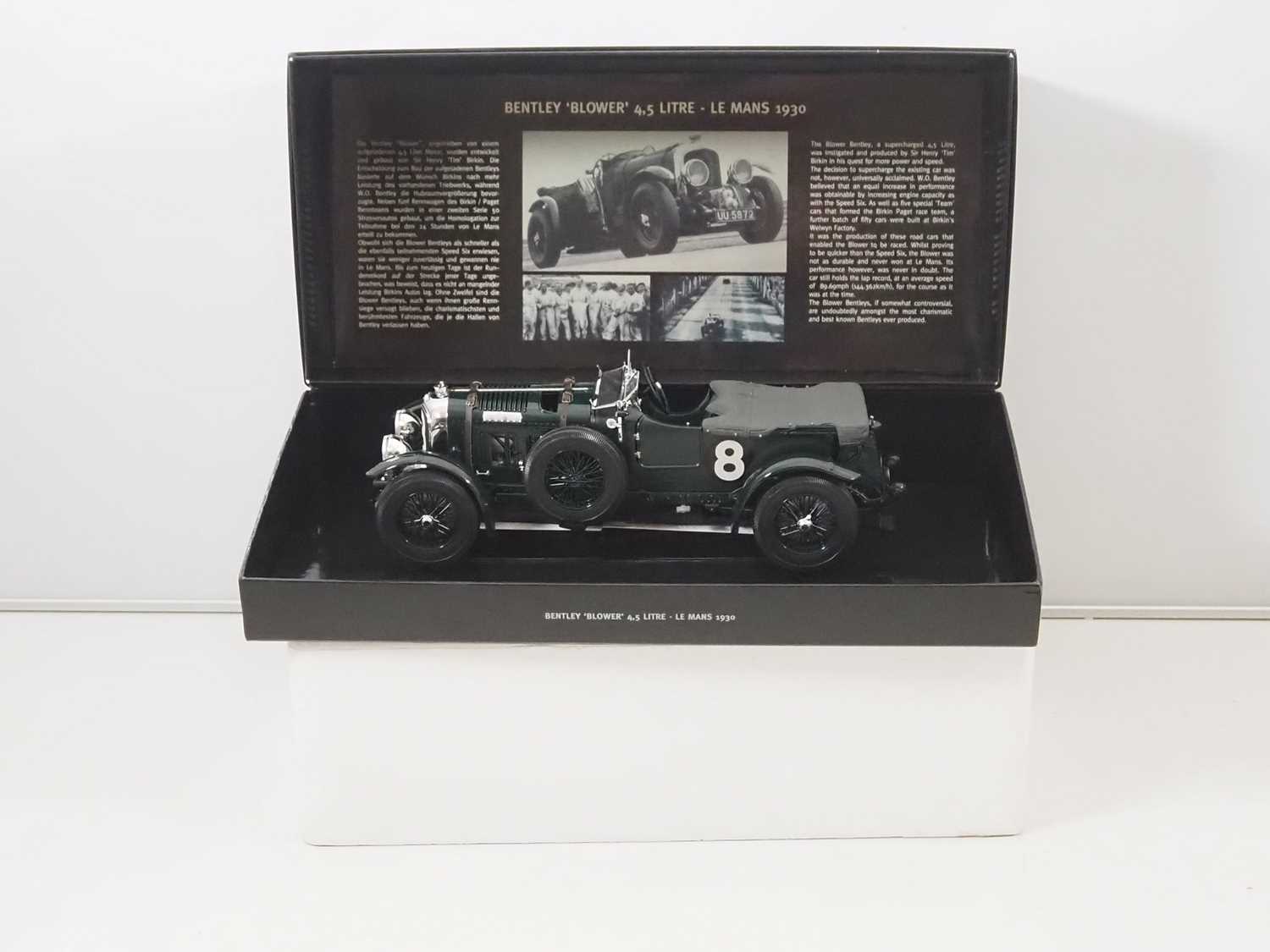 Lot 404 - A MINICHAMPS 1/18 scale diecast Bentley
