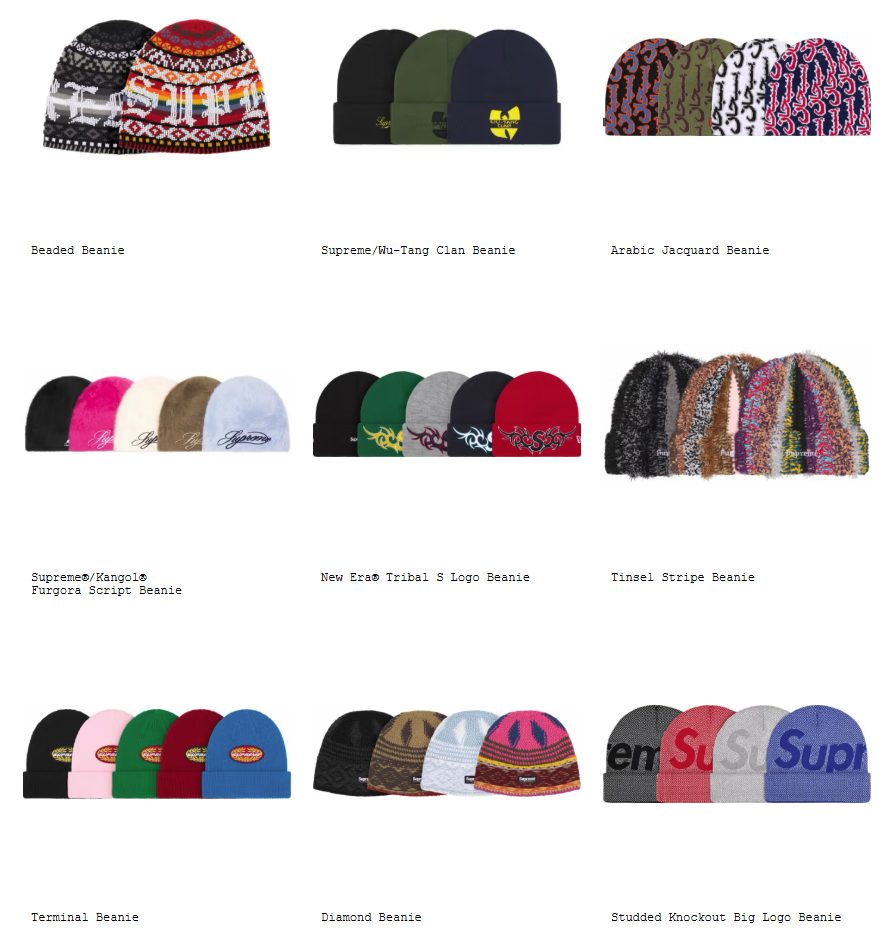 Supreme 25FW 25AWのキャップ＆ハット一覧 | God Meets Fashion