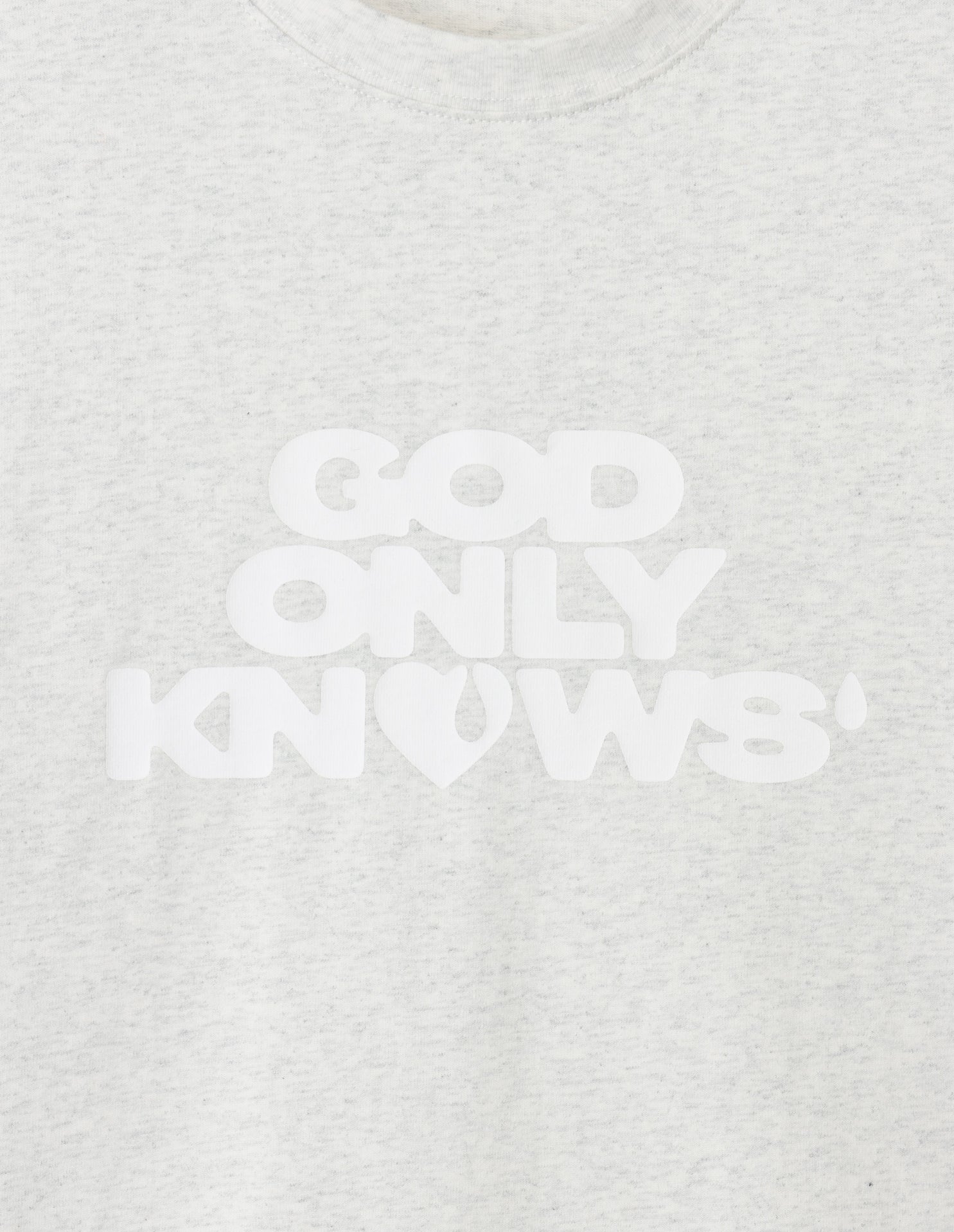 SIGNATURE LOGO TEE – GOD ONLY KNOWS