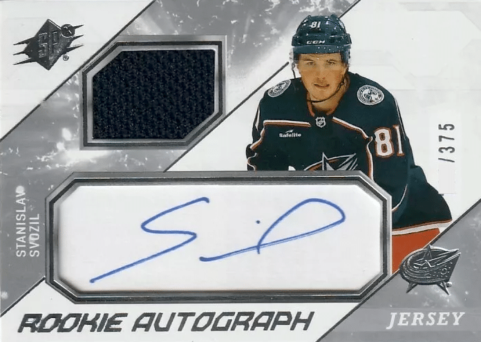 NHL Future Watch: Stanislav Svozil Hockey Cards, Columbus Blue Jackets