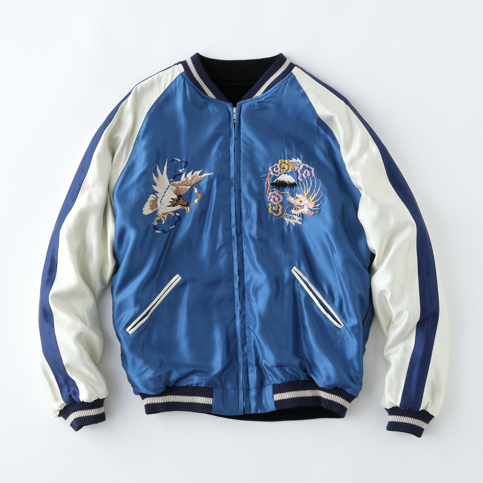 GL15482AK / VELVETEEN × ACETATE SOUVENIR JACKET – gold