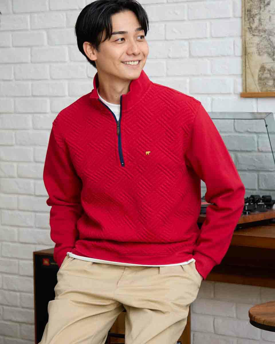 KING SIZEハーフZIPスウェット | ゴールデンベアストア