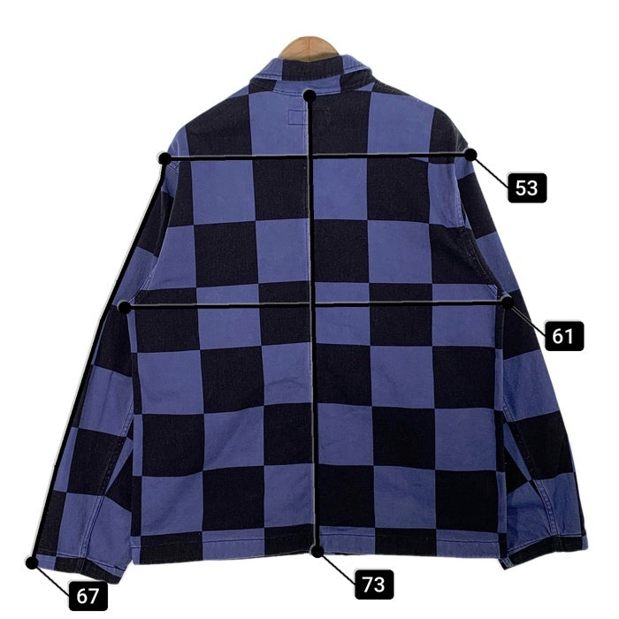 STUSSY ステューシー WORK GEAR Big Ol Check Chore Coat チェック