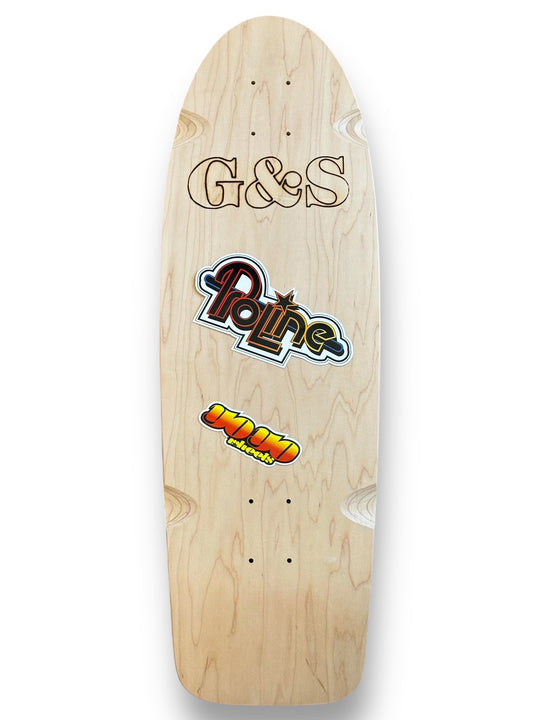 G&S ProLine 500 Reissue Deck - Red – G&S Surfboards & Skateboards