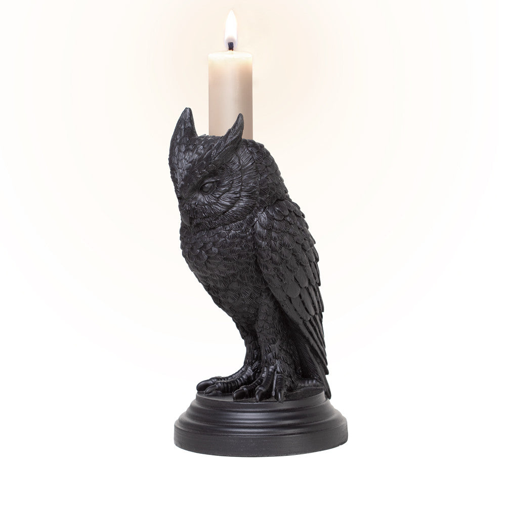 Owl of Astrontiel Candlestick– Goth Mall