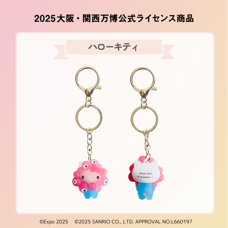 2025年大阪・関西万博の公式キャラクター「ミャクミャク」・サンリオ