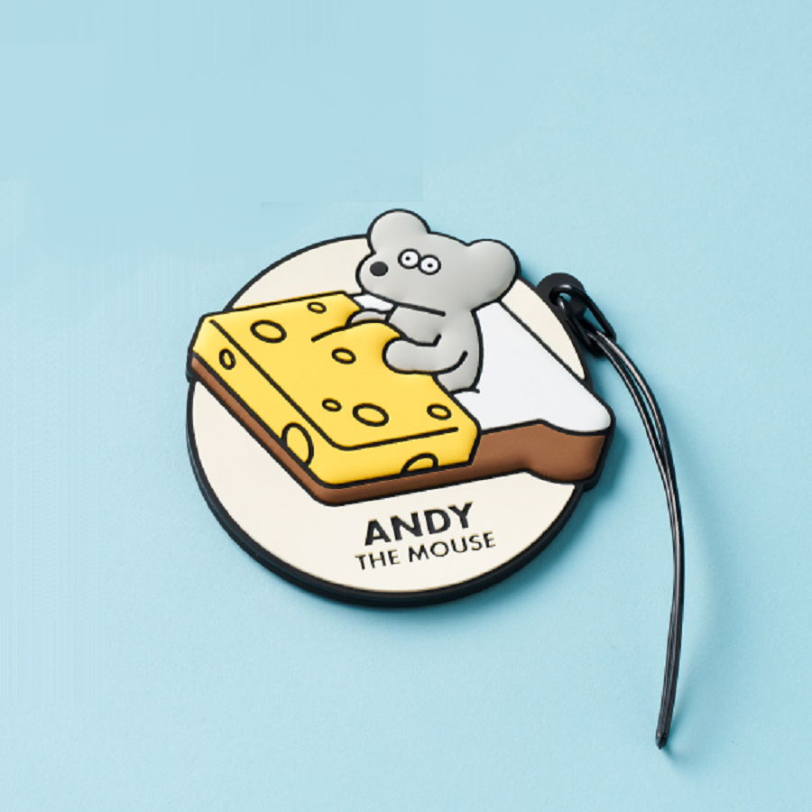 50%OFF】ねずみのANDY ラゲッジ・ネームタグ | トラベルグッズgowell