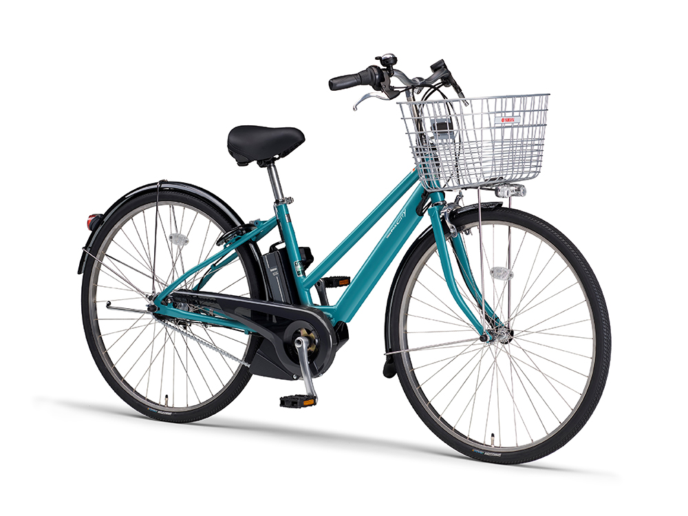 通勤や男子高校生の通学利用に適した充実装備の電動アシスト自転車
