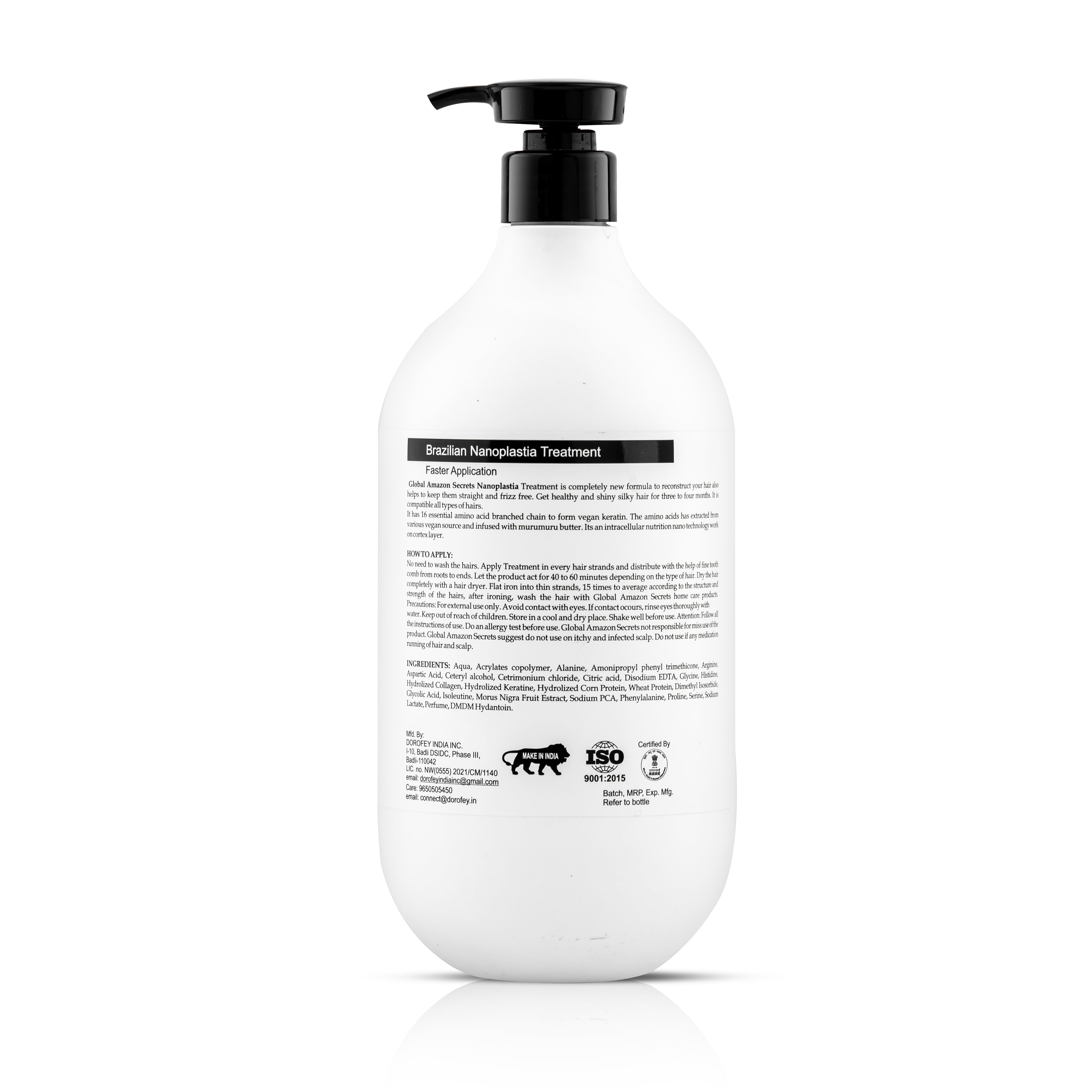 Global Amazon Secrets | Nanoplastia Hair Treatment 1000 ml