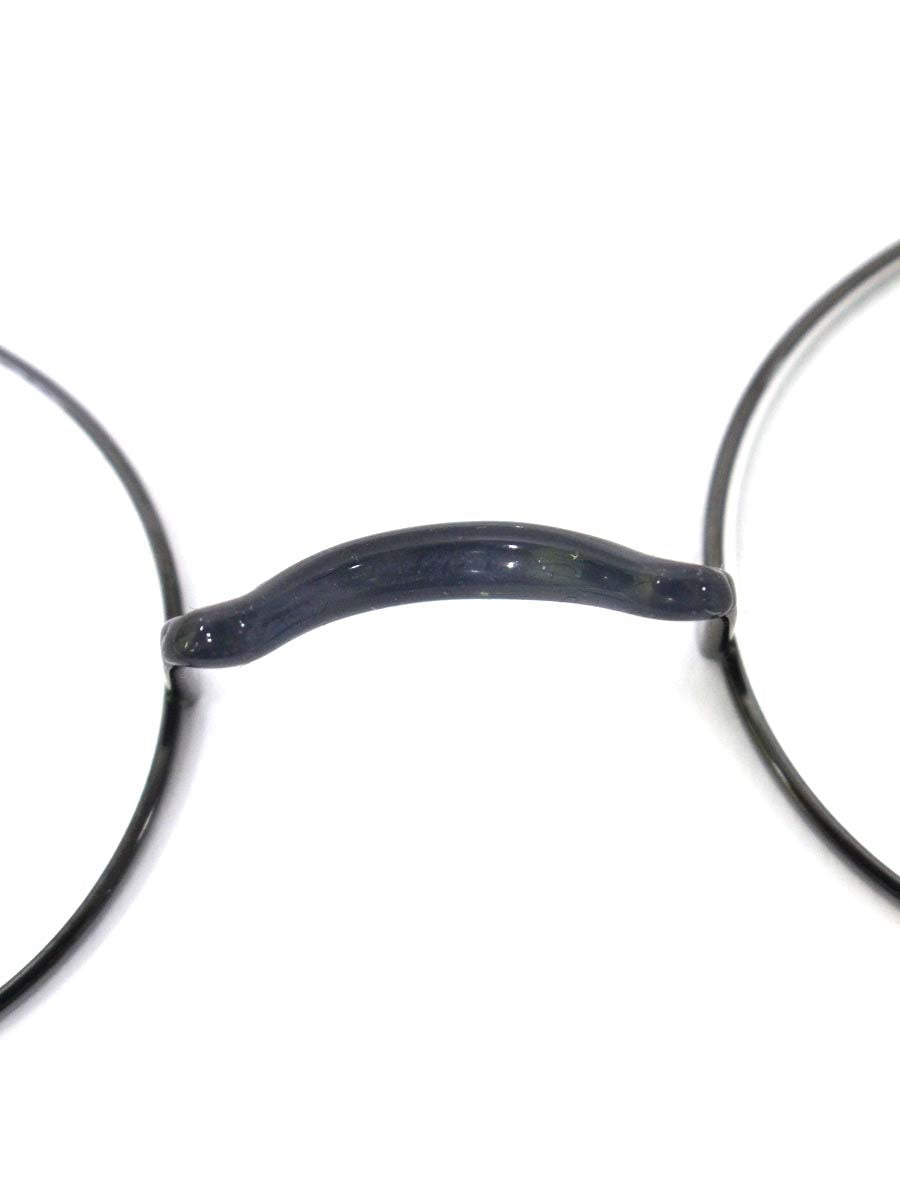 金子眼鏡 KV-49 メガネ ブラック 眼鏡 ラウンド | 中古メガネ通販ビー