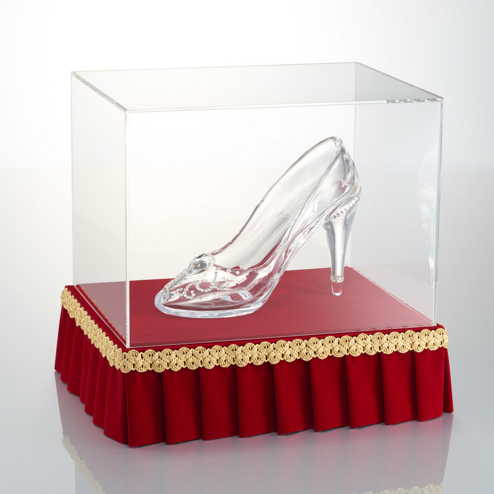 履けるガラスの靴デコレーションハート（右足） – 履けるガラスの靴エマ