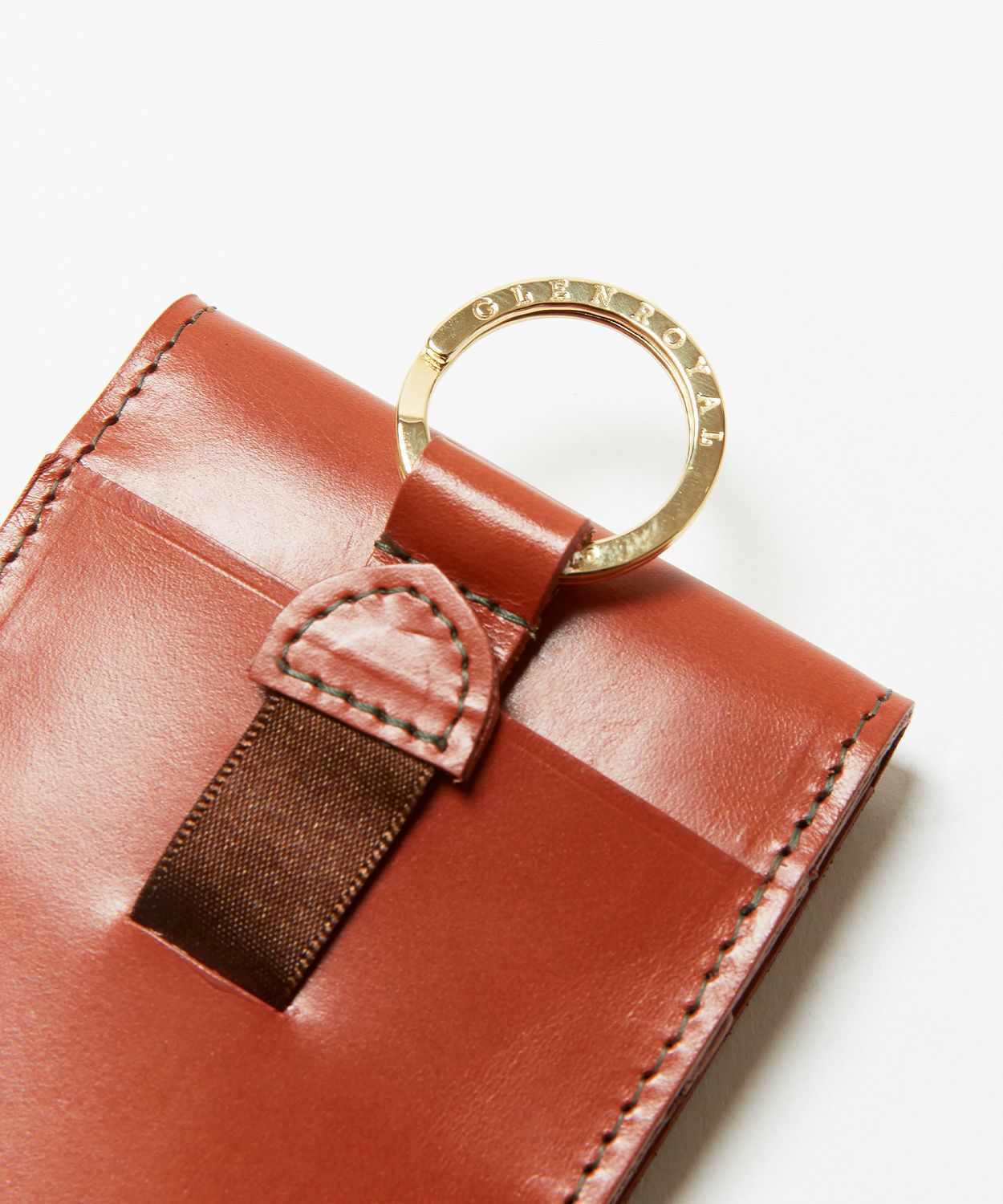 リボンタブカードケース 全2色 | ブライドルレザーの名門 GLENROYAL