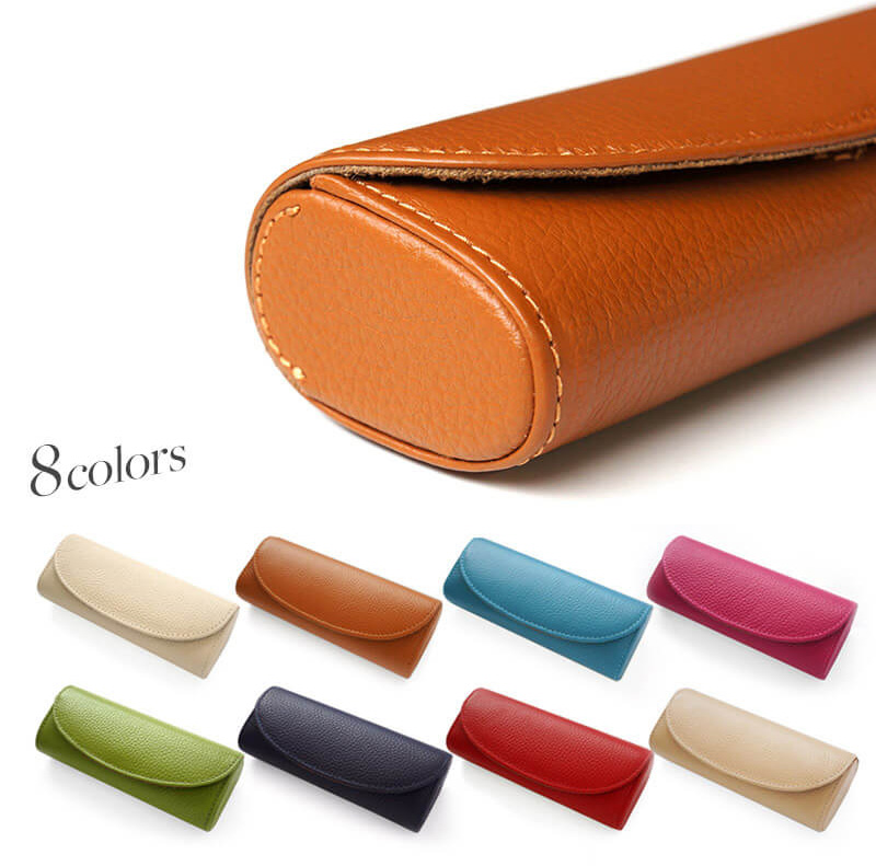 牛革 シュリンクレザー】メガネケース ハード 本革 DUCT メガネケース