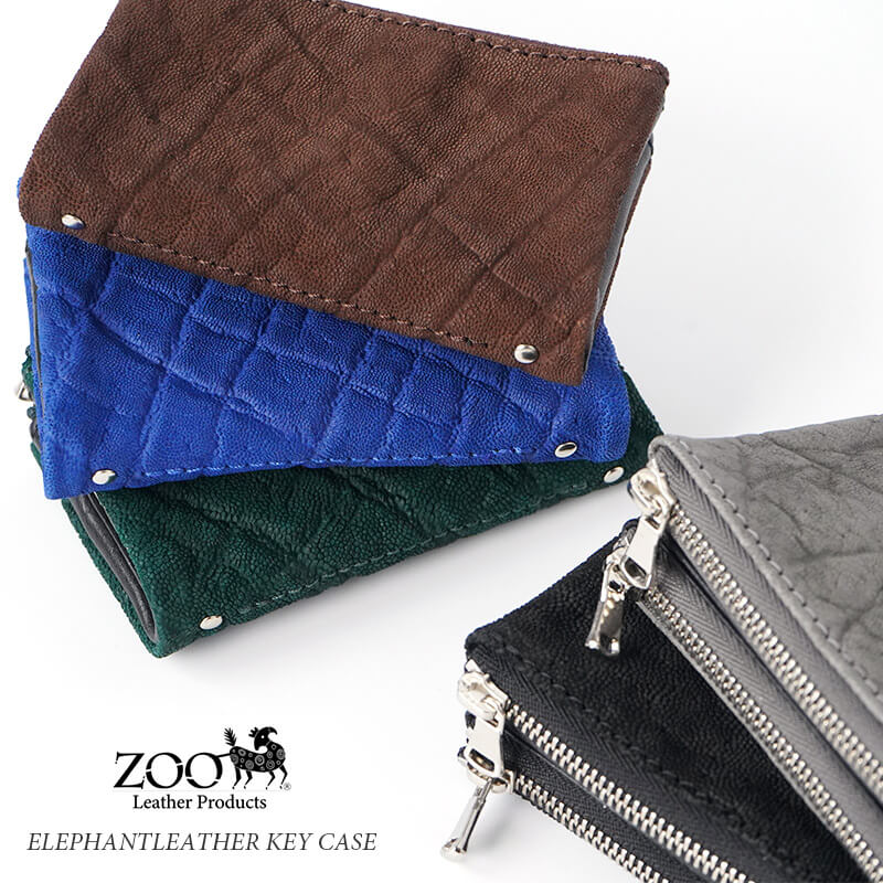 象革】キーケース ＆ コインケース WALLABY KEY CASE 5 本革 ZOO 日本