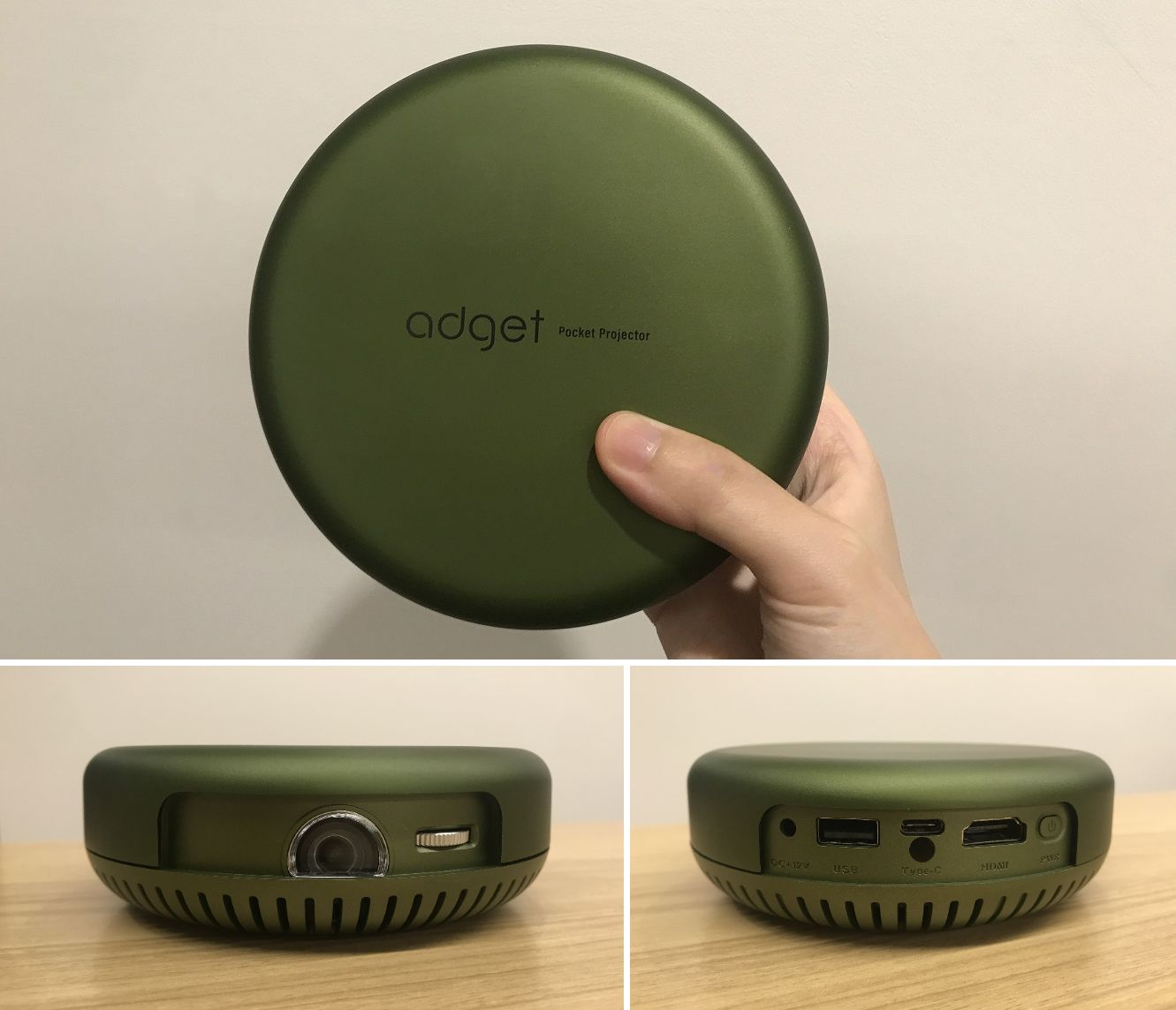 レビュー】Adget Pocket Projector使ってみた！実際の投影をたくさんの