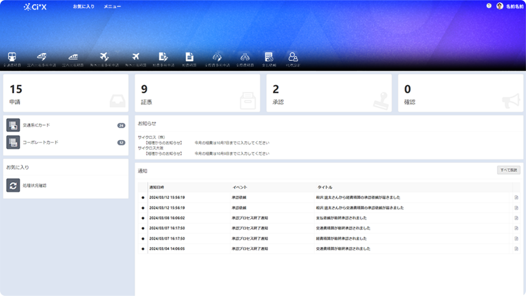 Ci*X Expense（サイクロス エクスペンス） | Ci*X サイクロスシリーズ