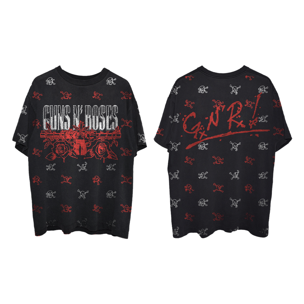 All Over Print T-Shirt - Guns N' Roses Official Store