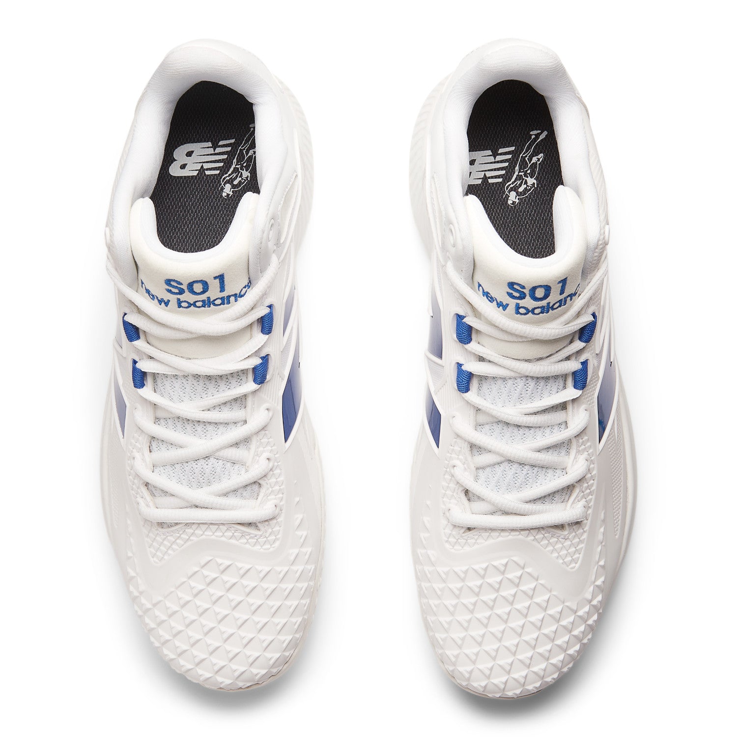 New Balance FuelCell Ohtani 1 Trainer Turfs - White w/ Chrome Blue