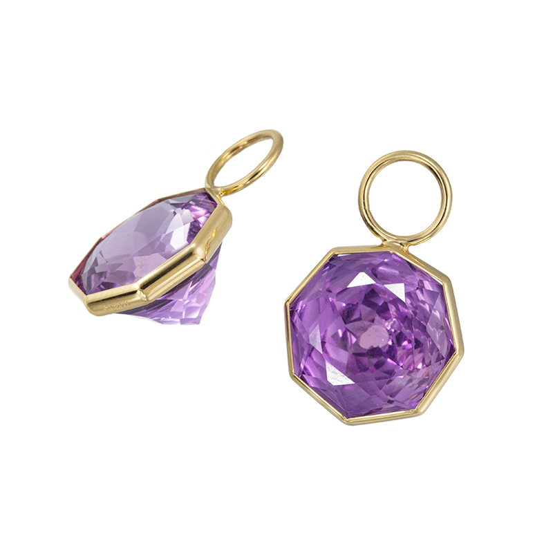 K18YG アメシスト チャーム AM 約12.00ct ｜ JEWELRY SQUARE