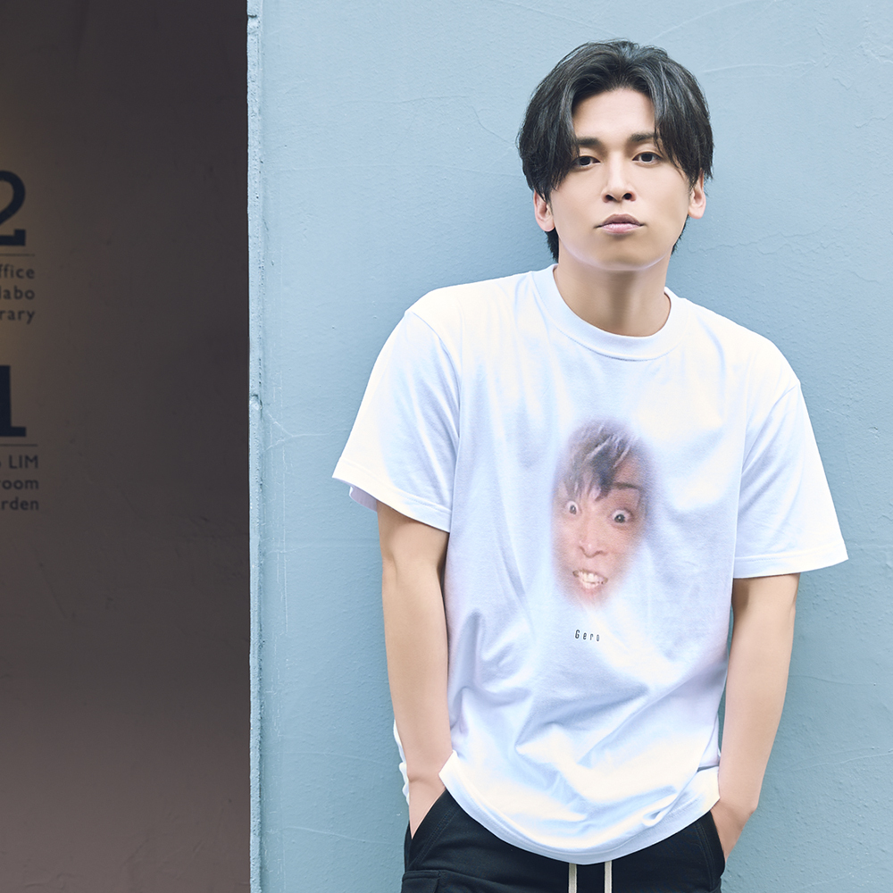 Geroの顔面半袖Tシャツ（WHITE） 【7月末頃より順次発送】 | Gero