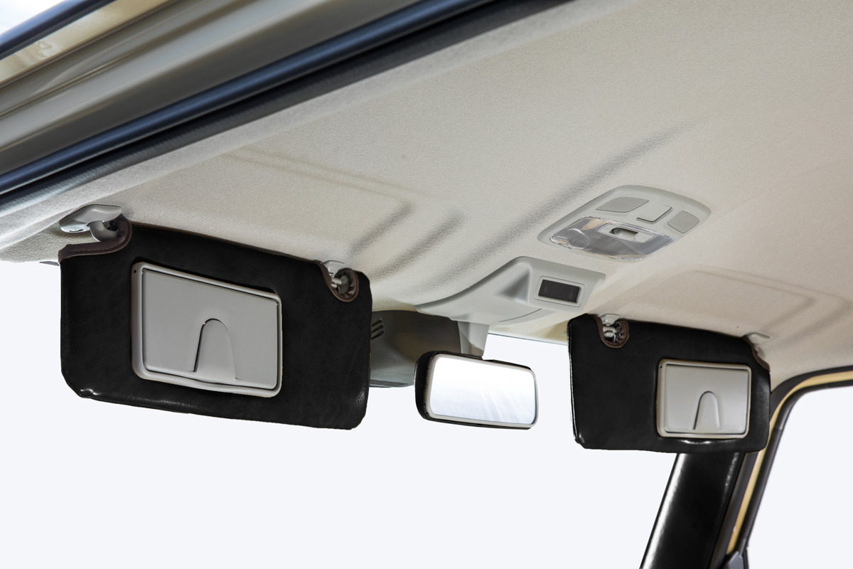 ジムニーJB64/JB74専用】サンバイザーカバー アンティーク | 車の