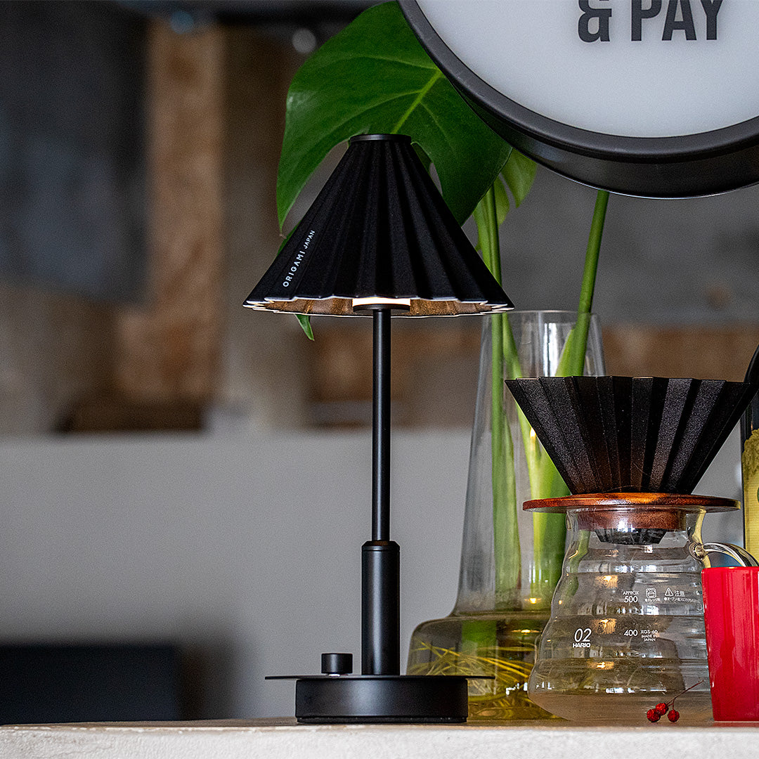 限定コラボ】ORIGAMI LAMP PORTABLE BLACK EDITION | gram eight