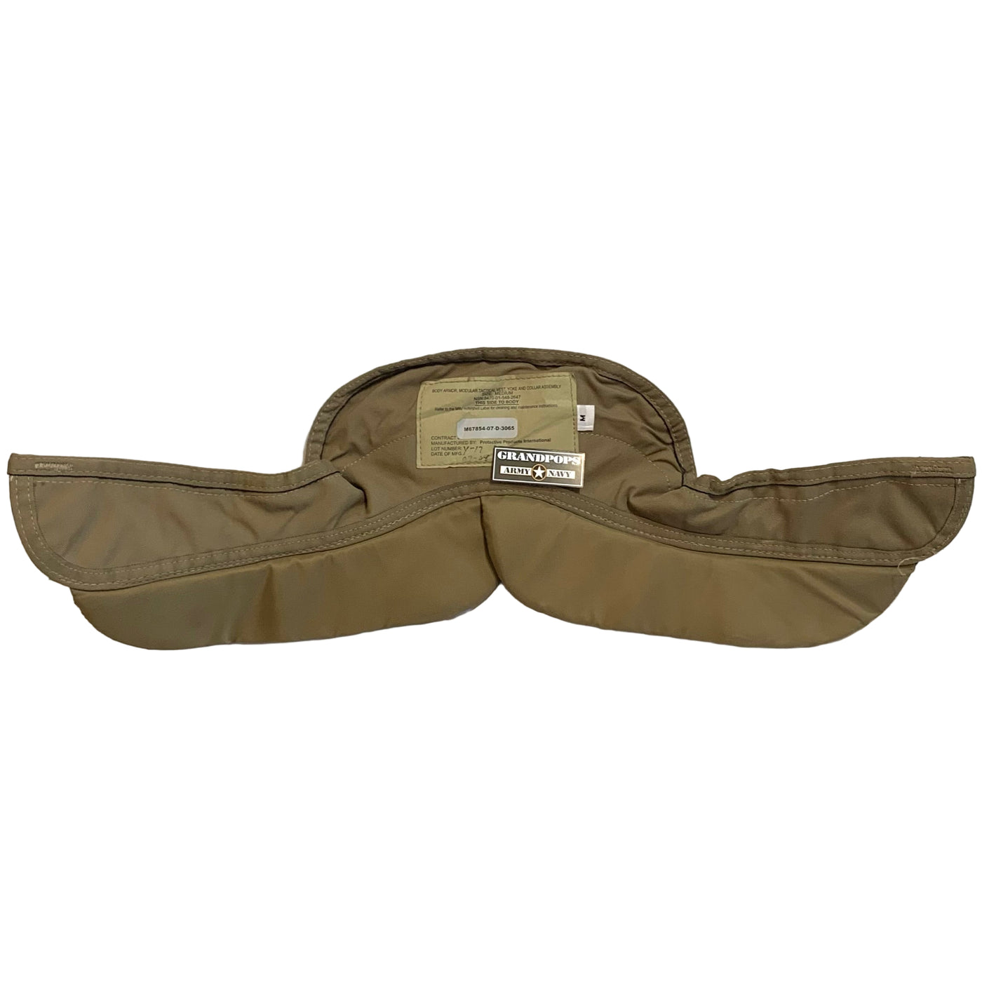 U.S. Military Coyote Brown Yoke and Collar Assembly Modular
