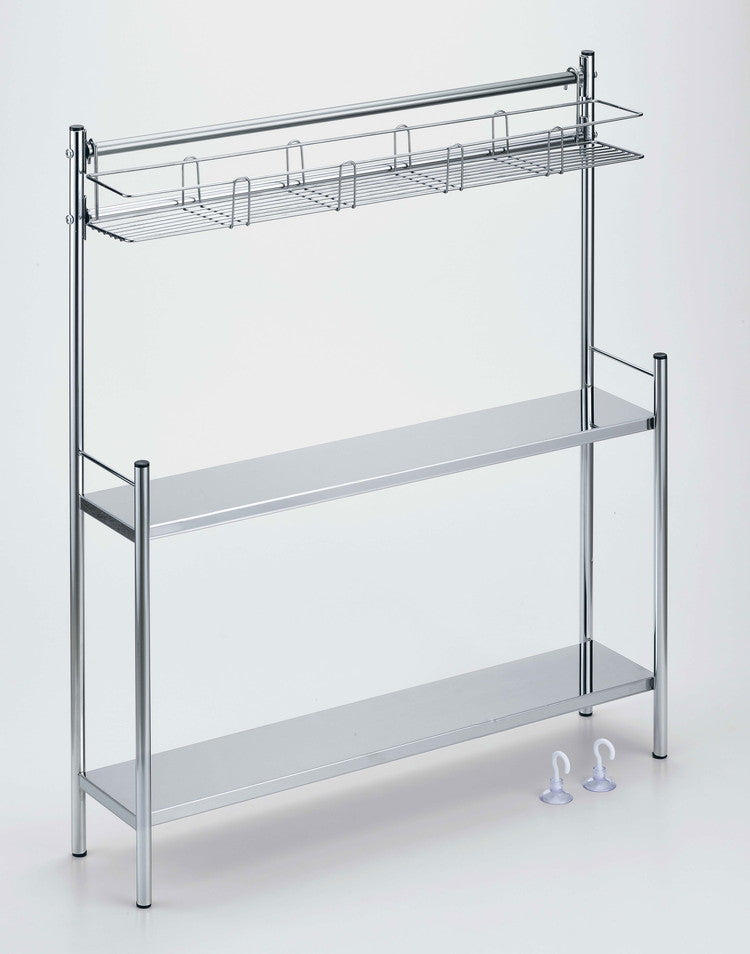 日本製 燕三条 コンロサイドラック W56 コンロ横 すき間収納 隙間収納