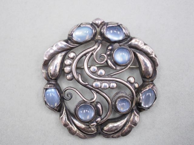 ジョージジェンセン ブローチ ムーンライトグレープ 217B を