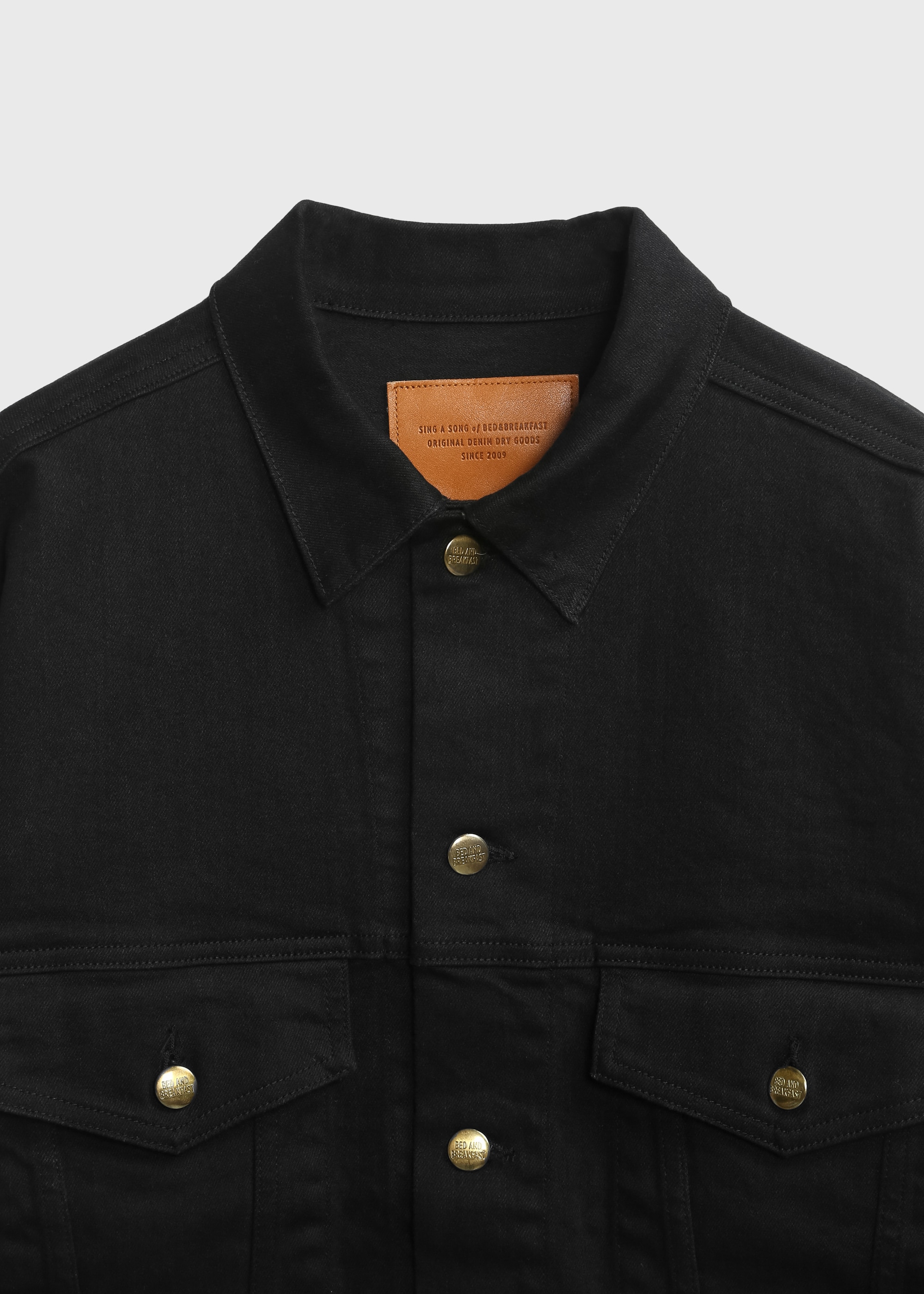 Standard Big Black Denim Jacket｜Greed International Official