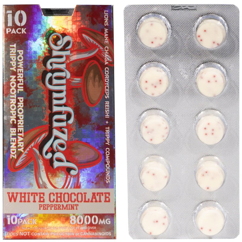 Dazed8 Shrumfuzed Chocolate | 8000mg 10 count | Legal Mushrooms