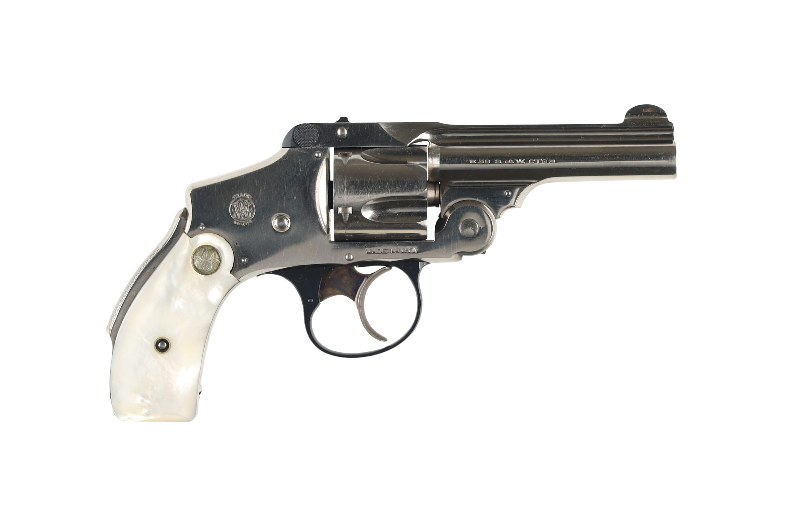 SMITH AND WESSON SAFETY HAMMERLESS 38 S&W - Griffin & Howe Inc.