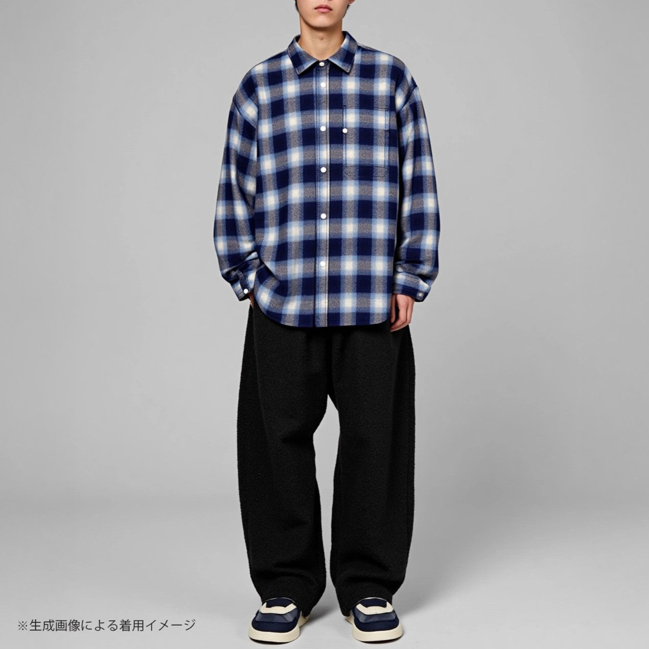 GSMSH-071】 BRUSHED CHECK SHIRTS – grip-swany