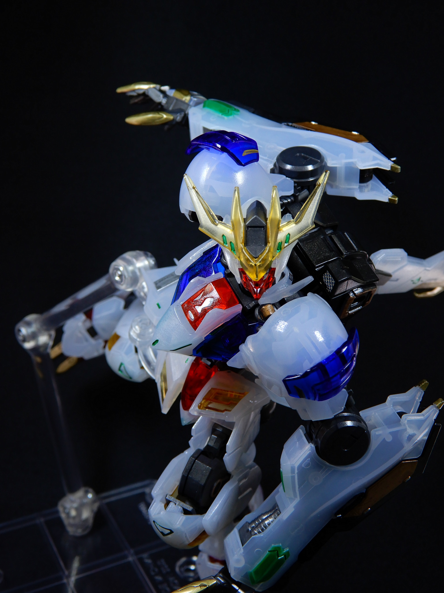 HGガンダムバルバトス ルプスレクス（クリアカラー）｜nobumashさんの