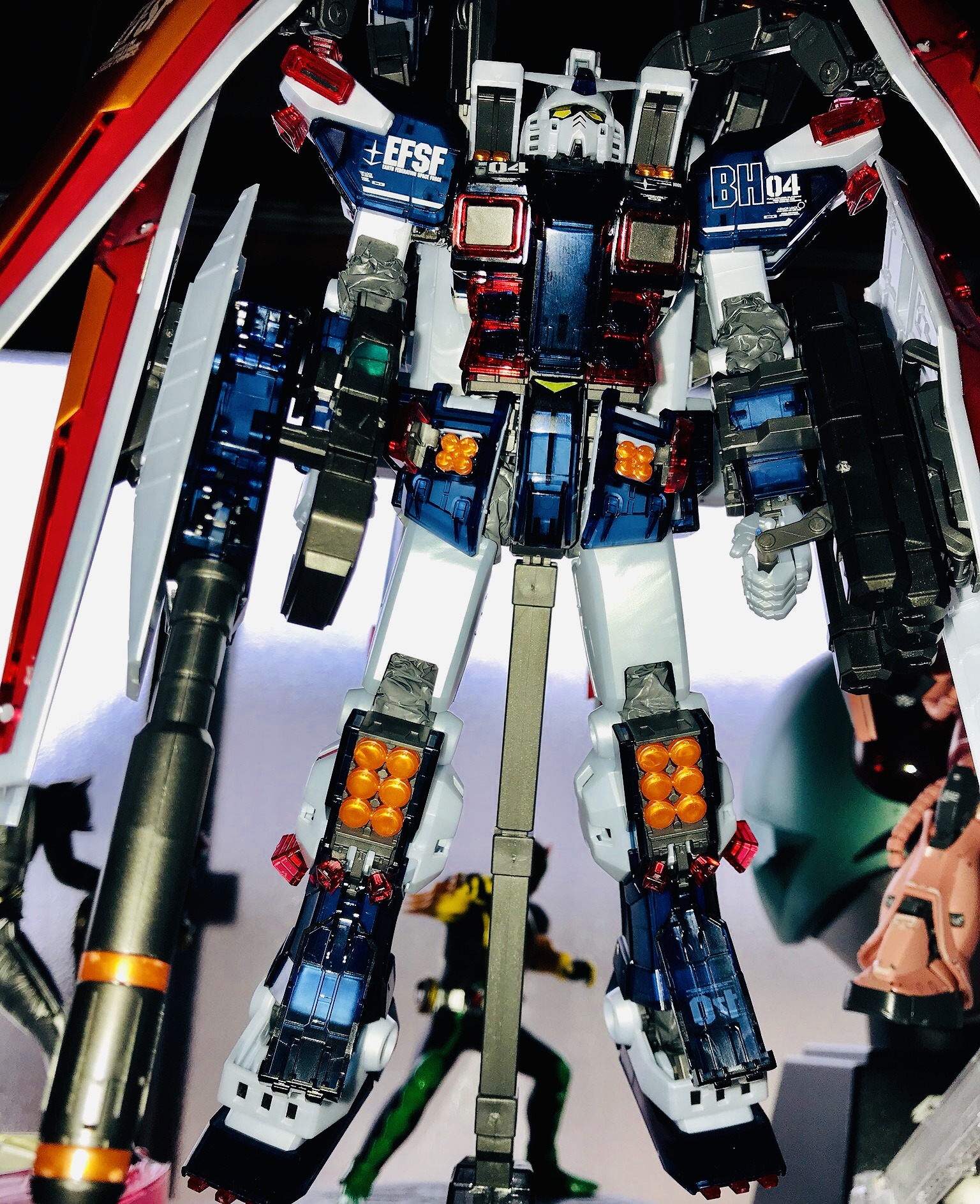 MGフルアーマーガンダム ハーフクリア｜ウッディさんのガンプラ作品