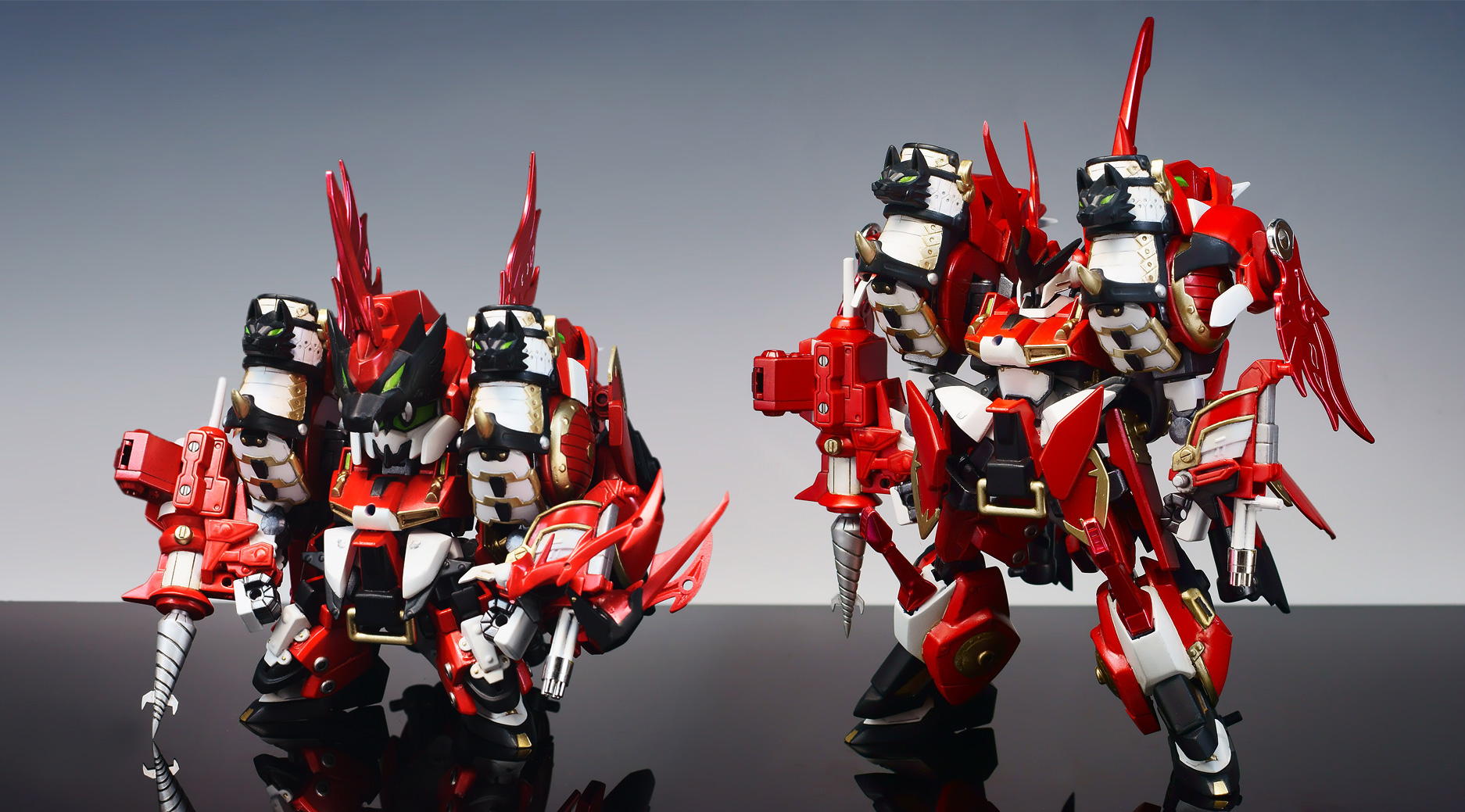 鉄機武者 烈火鋼丸（レッカハガネマル）｜シノブさんのガンプラ作品