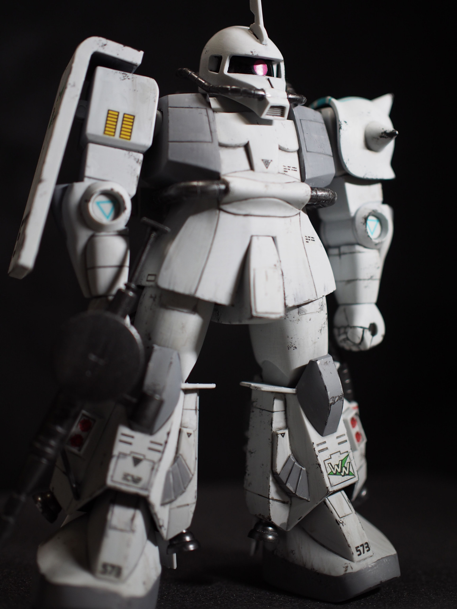 1/100 ザク06R シン・マツナガ【旧キット】｜9kitさんのガンプラ作品