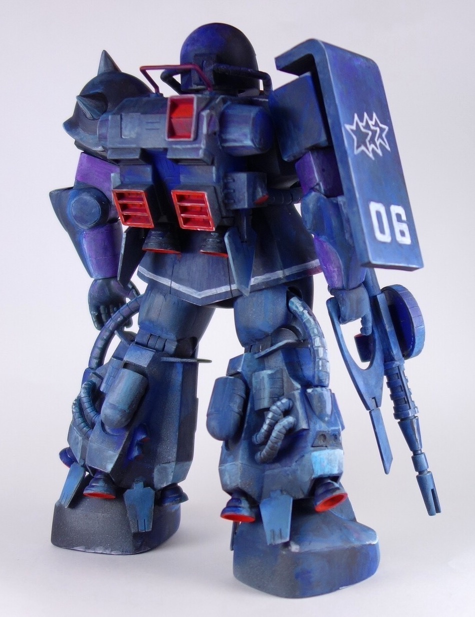 黒い三連星06RザクⅡ 1/100旧キット｜@館長さんのガンプラ作品｜GUNSTA