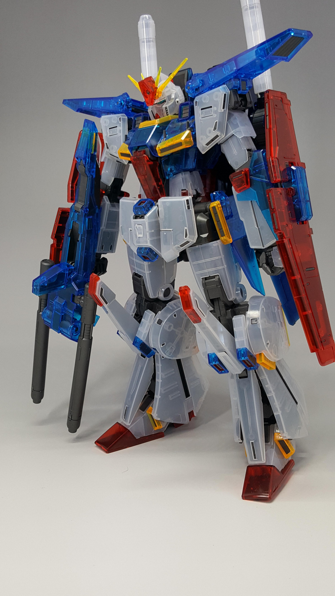 MG ZZガンダムverKa カラークリアver｜敗残兵さんのガンプラ作品